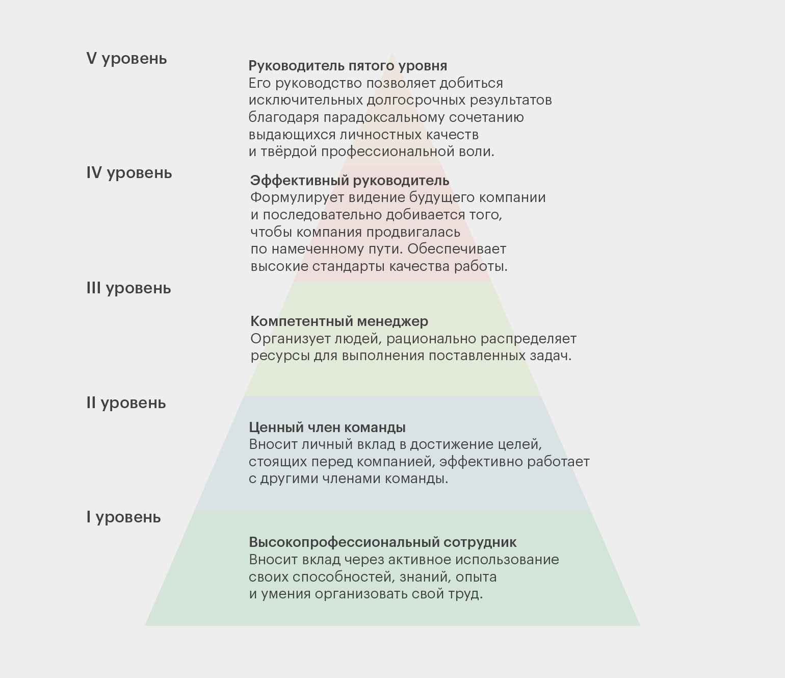 Пирамида уровней руководства