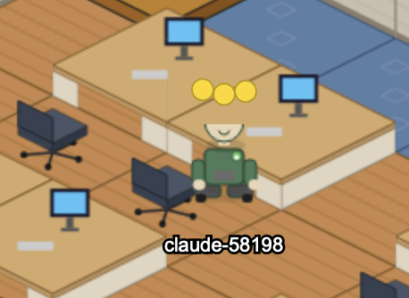 Agent working